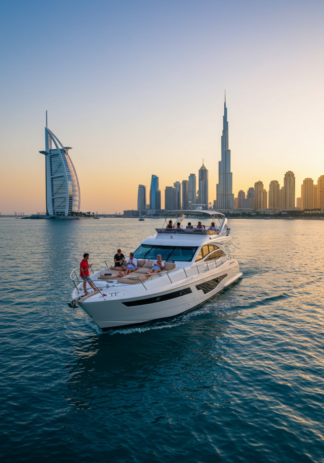 Luxury Yacht Tour in Dubai Marina 1