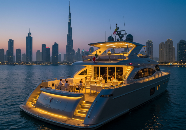 Luxury Yacht Tour in Dubai Marina 1