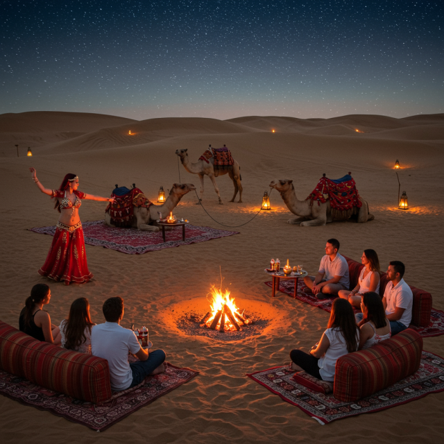 Overnight Desert Safari with Stargazing and Belly Dance 1