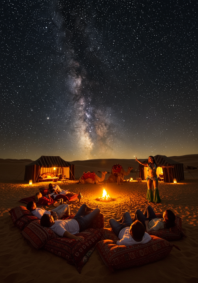 Overnight Desert Safari with Stargazing and Belly Dance 1