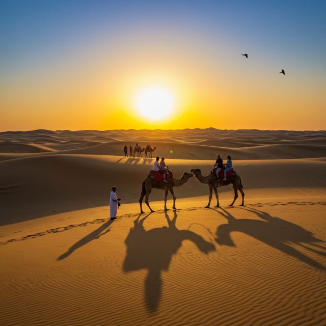 Sunrise Desert Safari with Camel Ride 1