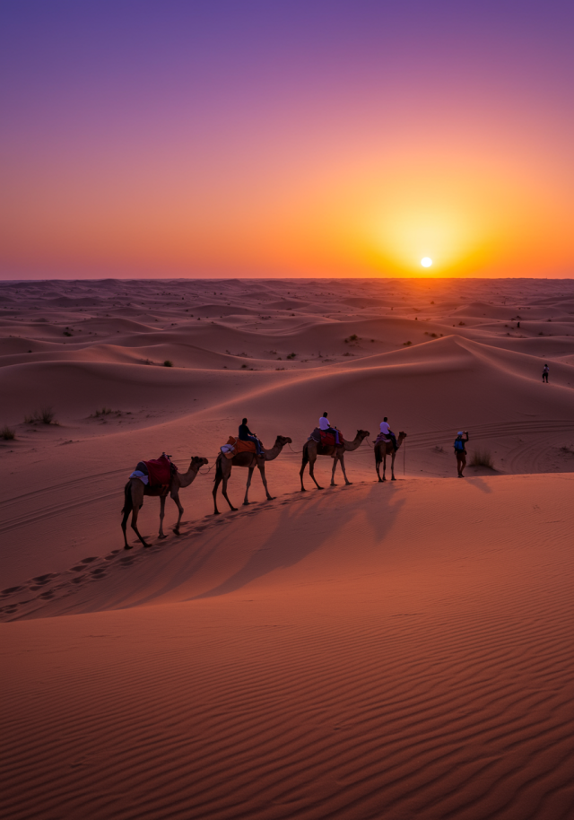 Sunrise Desert Safari with Camel Ride 1