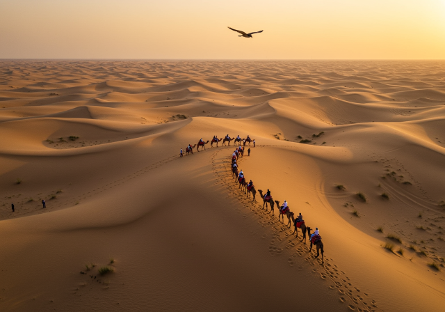 Sunrise Desert Safari with Camel Ride 1