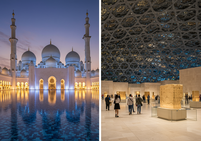 Abu Dhabi Grand Mosque and Louvre Museum Tour 1