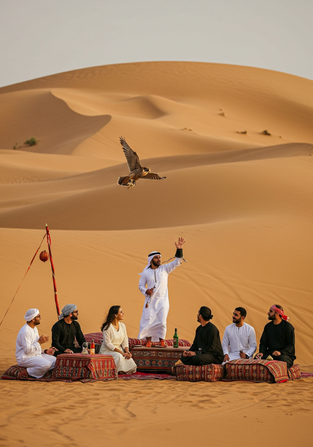 VIP Desert Safari with Private Falconry Show 1