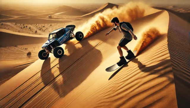 Extreme Desert Buggy Adventure with Sandboarding