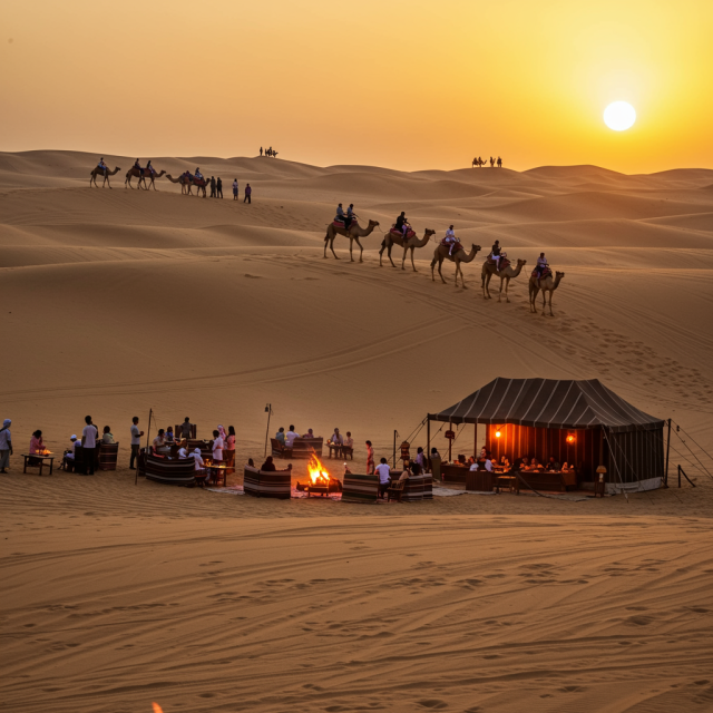 Fiaz Dubai Desert Safari with Camel Ride & BBQ Dinner 1