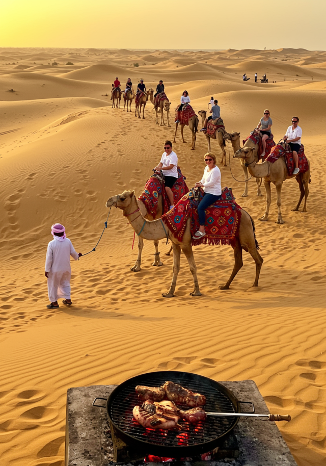 Fiaz Dubai Desert Safari with Camel Ride & BBQ Dinner 1