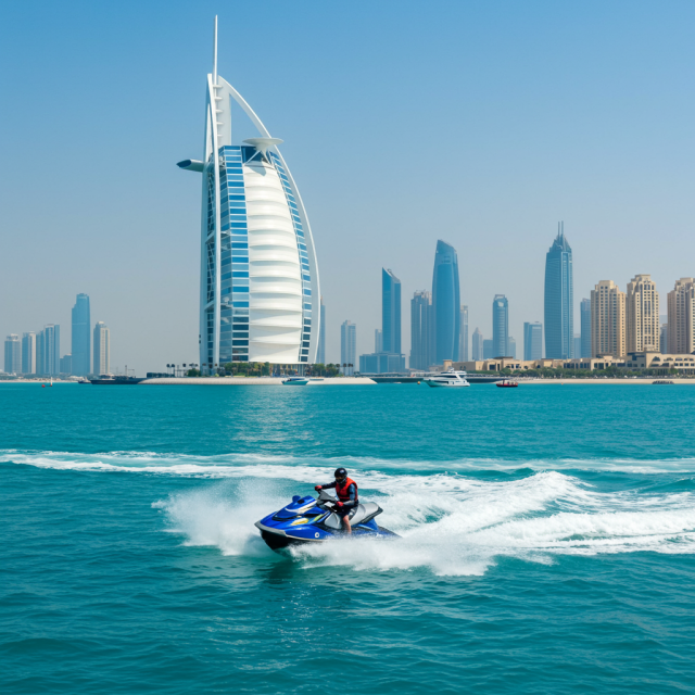 Jet Ski Adventure & Burj Al Arab Sightseeing Tour