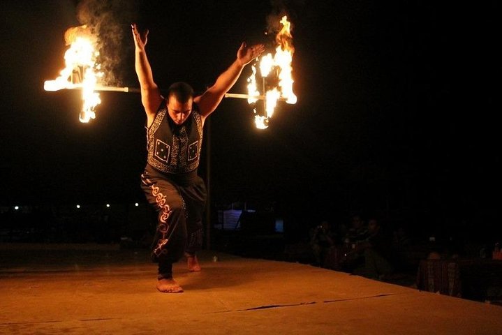 Nighttime Desert Safari with Fire Show & BBQ Feast 1